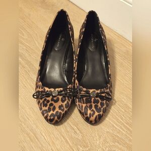 Women's Bandolino Leopard Print Wedge Heel, Size 7.5